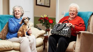 Gogglebox stars Mary Cook and Marina Wingrove.