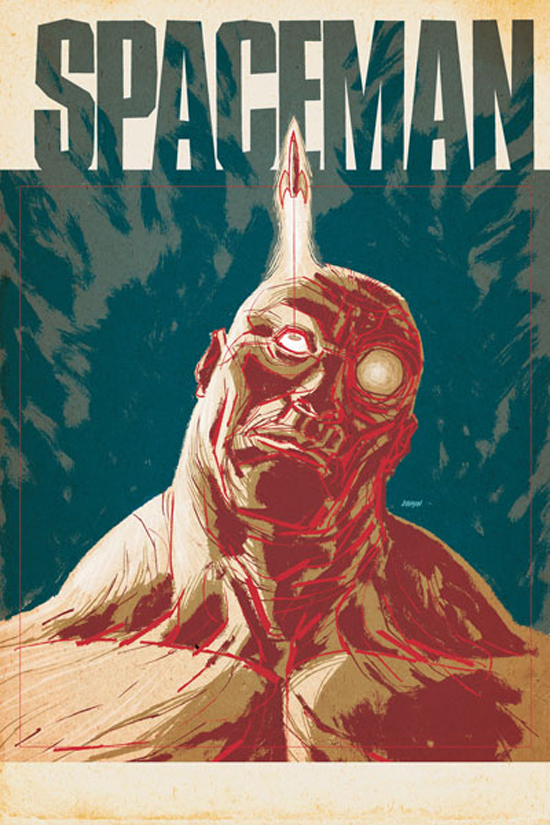 The new &quot;Spaceman&quot; comic by Vertigo features a man genetically engineered to live on Mars.