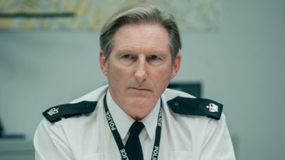 Adrian Dunbar in BBC's Line of Duty