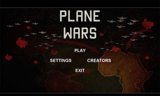 Plane Wars Main Menu