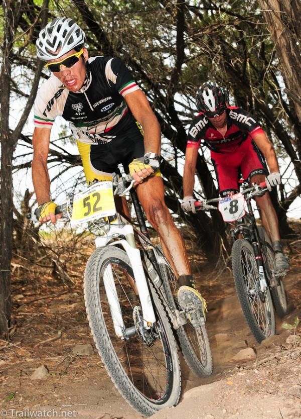 Ignacio Torres (Turbo Bike) had quite a battle with Stephen Ettinger (BMC)