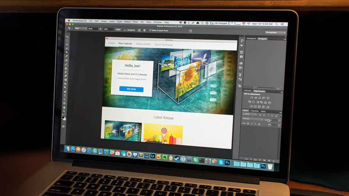 Photoshop on MacBook