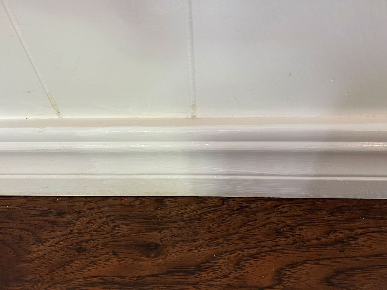 Painting skirting boards stepbystep with carpet down or not Real