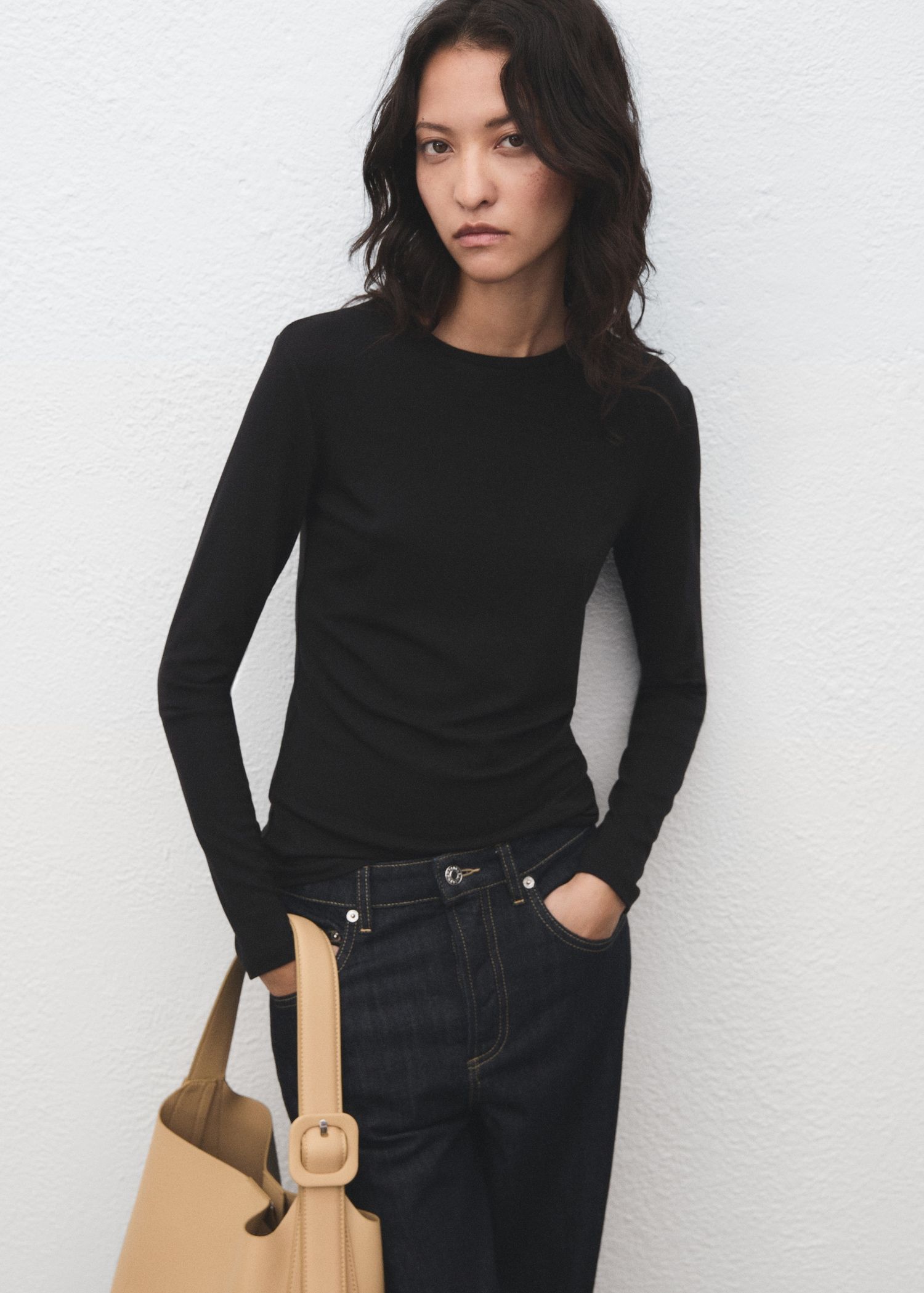 Long Sleeve T-Shirt - Women | Mango United Kingdom