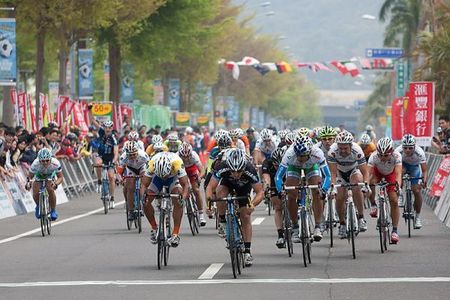 Rico Rogers (Giant Kenda Cycling Team) wins stage seven of the Tour de Taiwan.