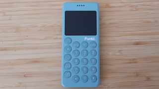 Punkt MP02 phone on desk