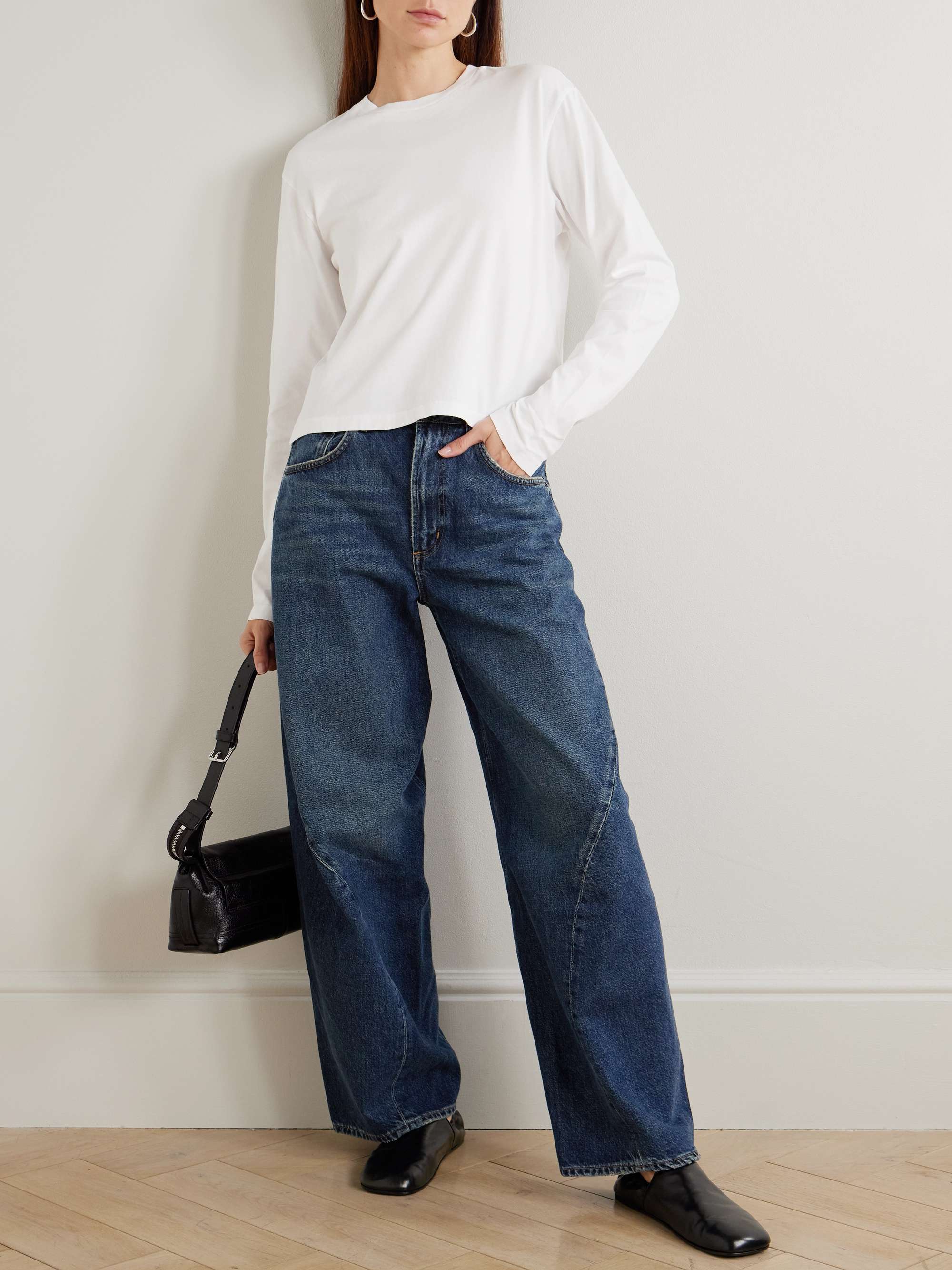 Twist Organic High-Rise Wide-Leg Jeans