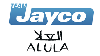 The 2023 sponsors for Team Jayco AlUla