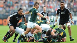 South Africa vs New Zealand rugby match