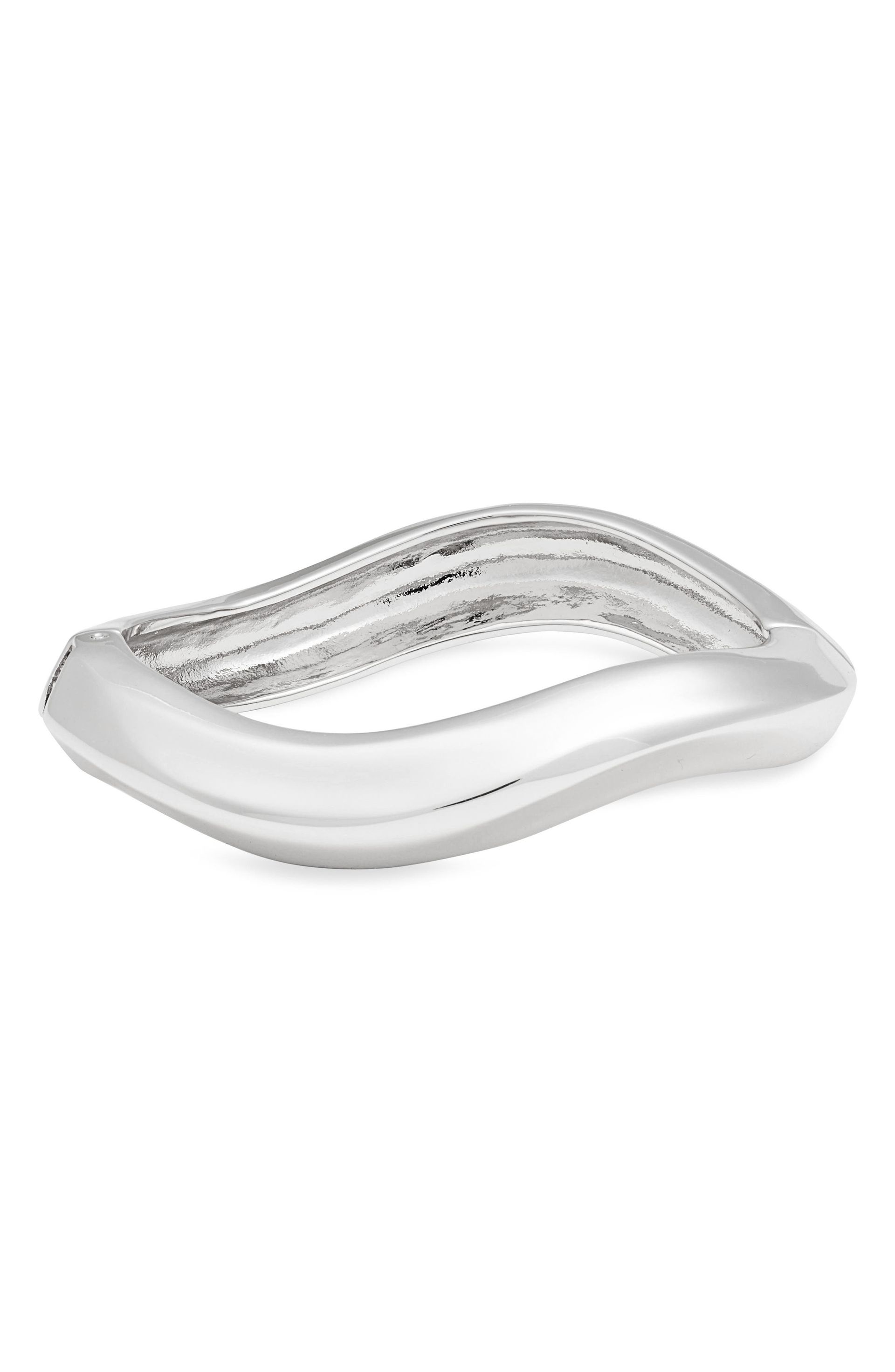 Open Edit, Wavy Hinged Bangle Bracelet