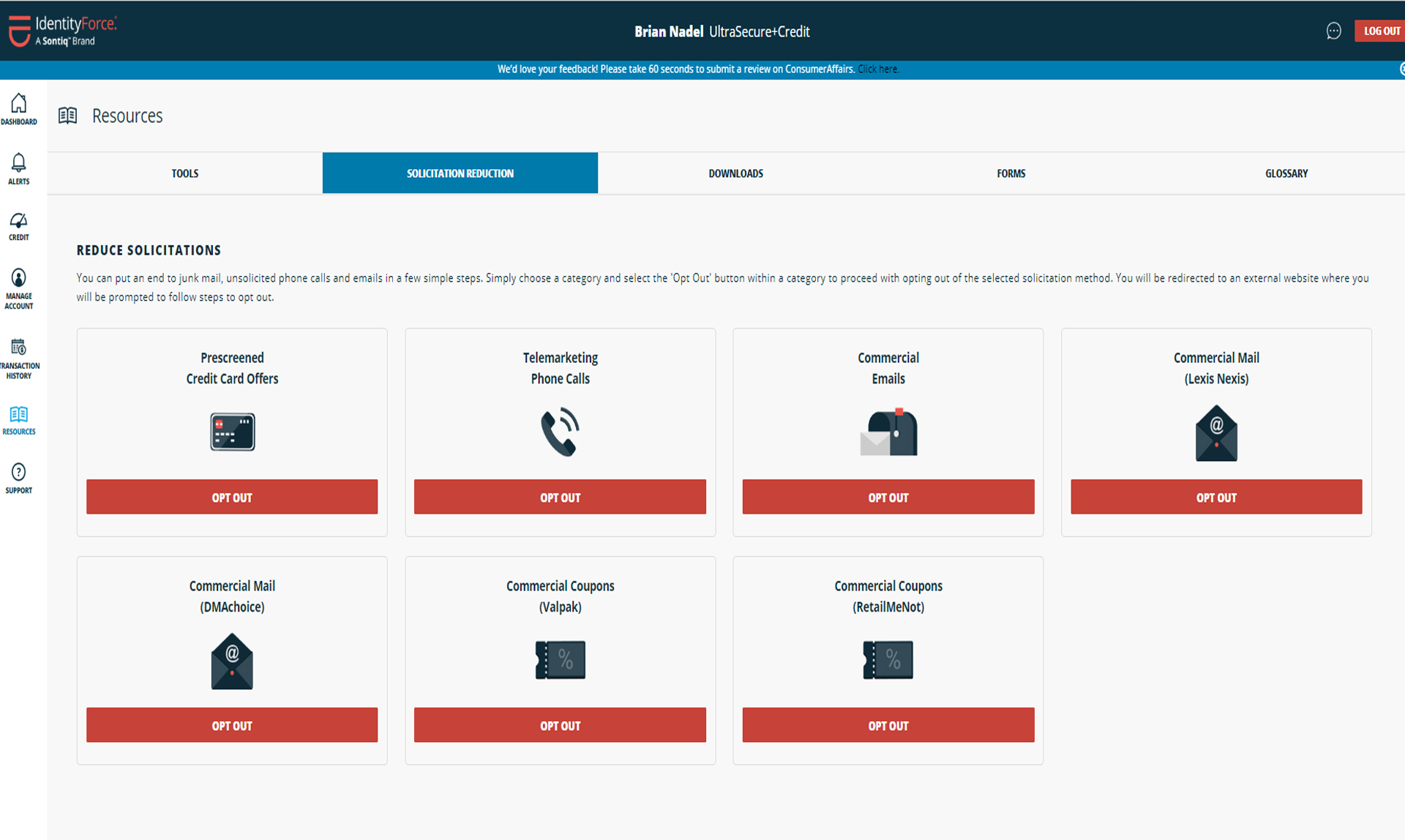 IdentityForce UltraSecure+Credit review