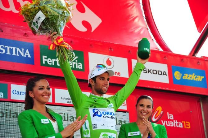 Michael Matthews (Orica-GreenEdge) is the new points leader at the Vuelta