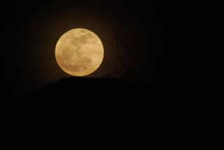 Full Moon over Salt Lake City