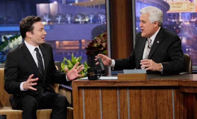 Jimmy Fallon and Jay Leno