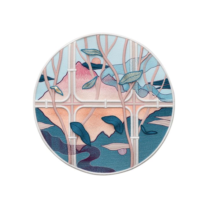 Hvass and Hannibal artwork embroidered by Range Rover