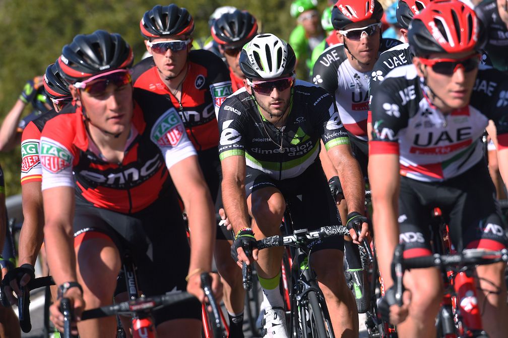 Nathan Haas in the peloton at the Giro d'Italia