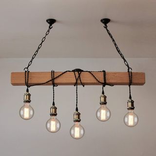 Amazon Handmade industrial hanging exposed bulbs lighting