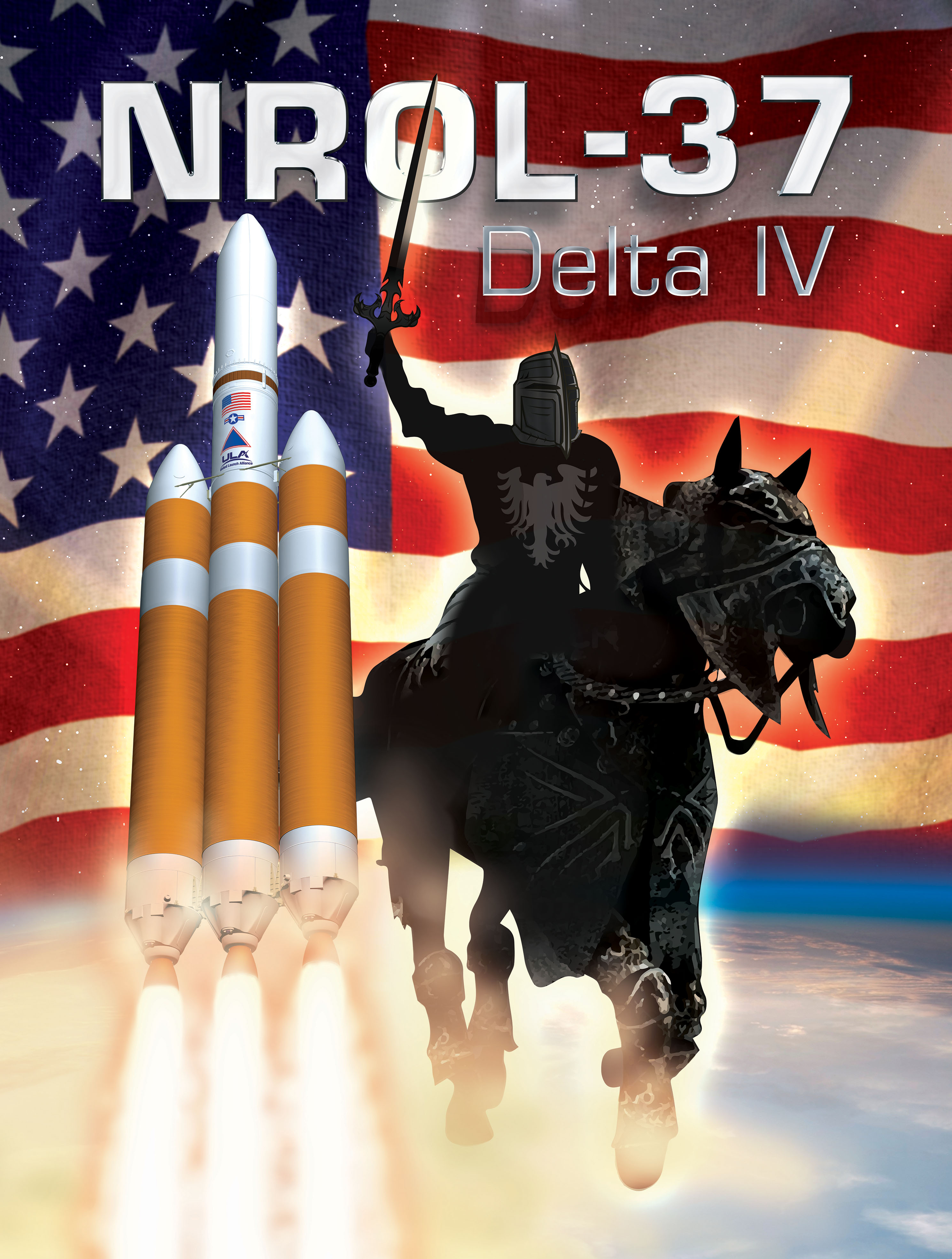 Launch Photos: Secret NROL-37 Spy Satellite Rides Delta IV Heavy Rocket ...