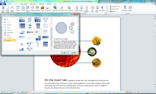 New SmartArt Diagrams in Word