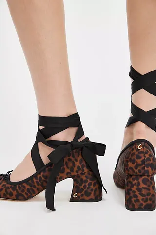 Della Wrap Ballet Heels