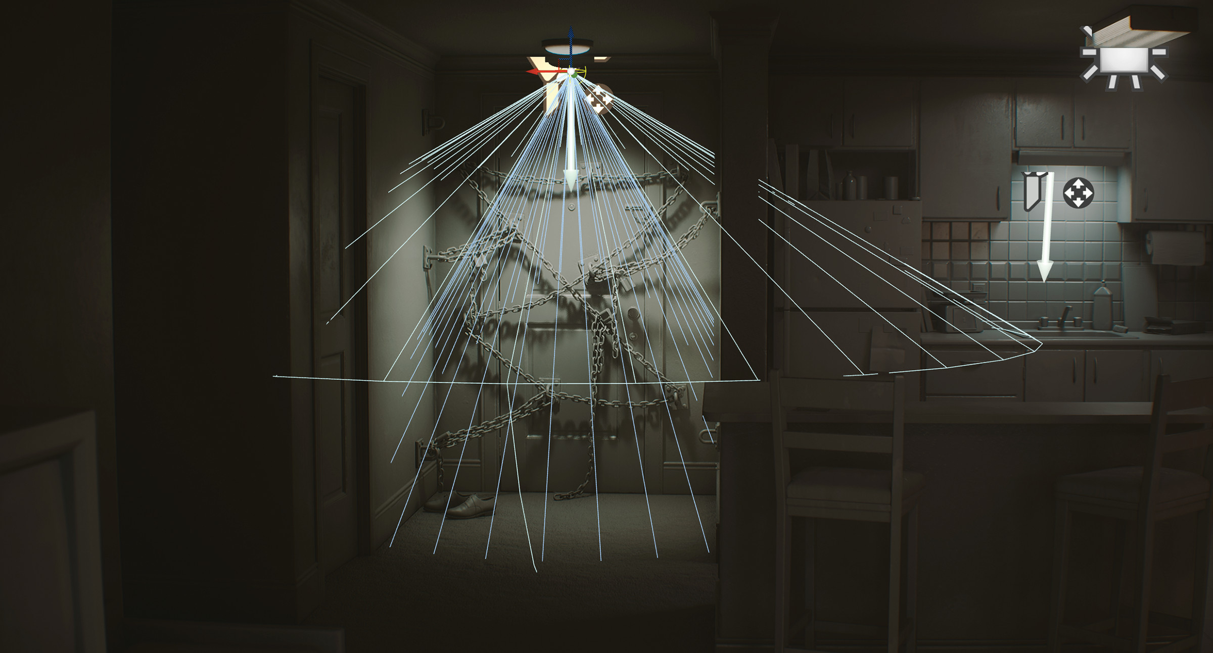 3D render of the room from Silent Hill 4 in Unreal Engine 5, by Maxim Dorokhov