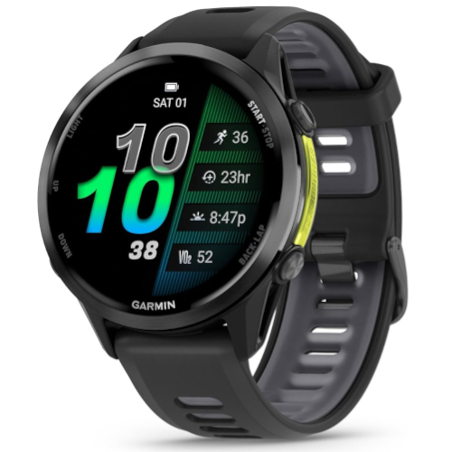 Render of the black Garmin Forerunner 970