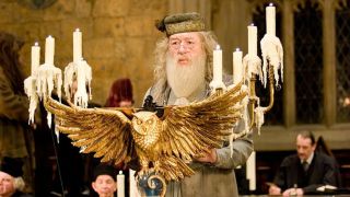 Albus Dumbledore in Harry Potter and the Goblet of Fire.
