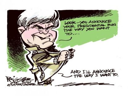 A flash of Newt's campaign