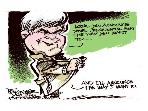 A flash of Newt&amp;#039;s campaign