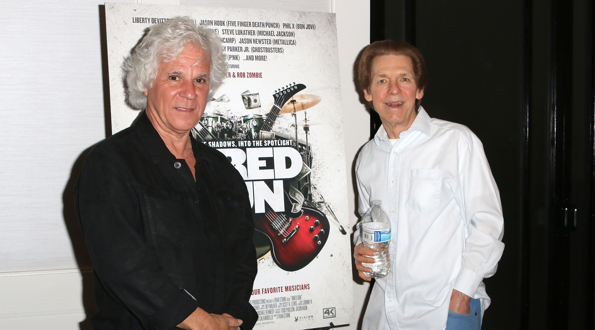 Russell Javors (L) and Jay Graydon attend the screening of Vision Films' "Hired Gun: Out of the Shadows, into the Spotlight" at The London Hotel on May 25, 2017 in West Hollywood, California.