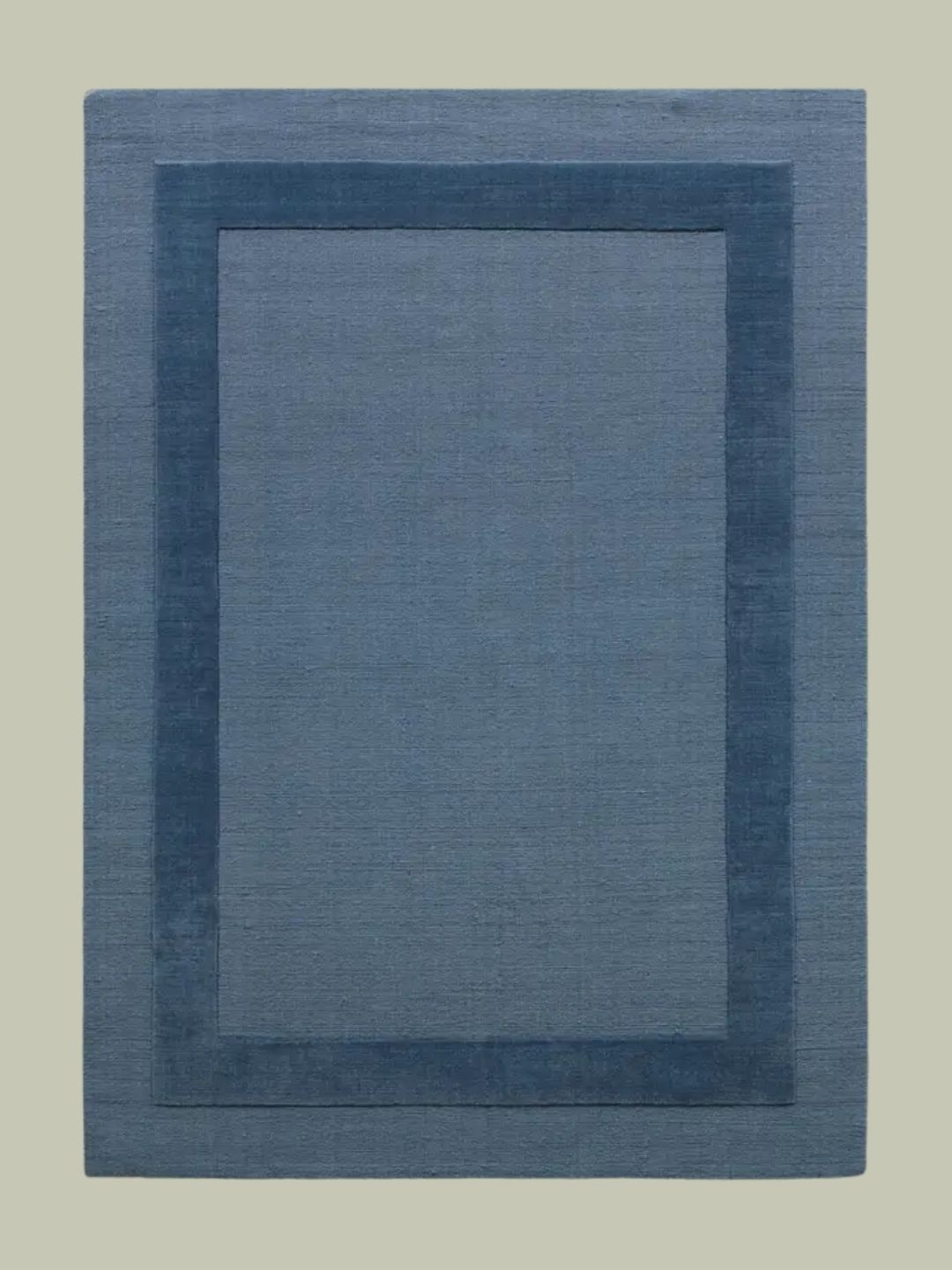 Ruggable UK, Lucien Slate Blue Easy Care Wool Rug