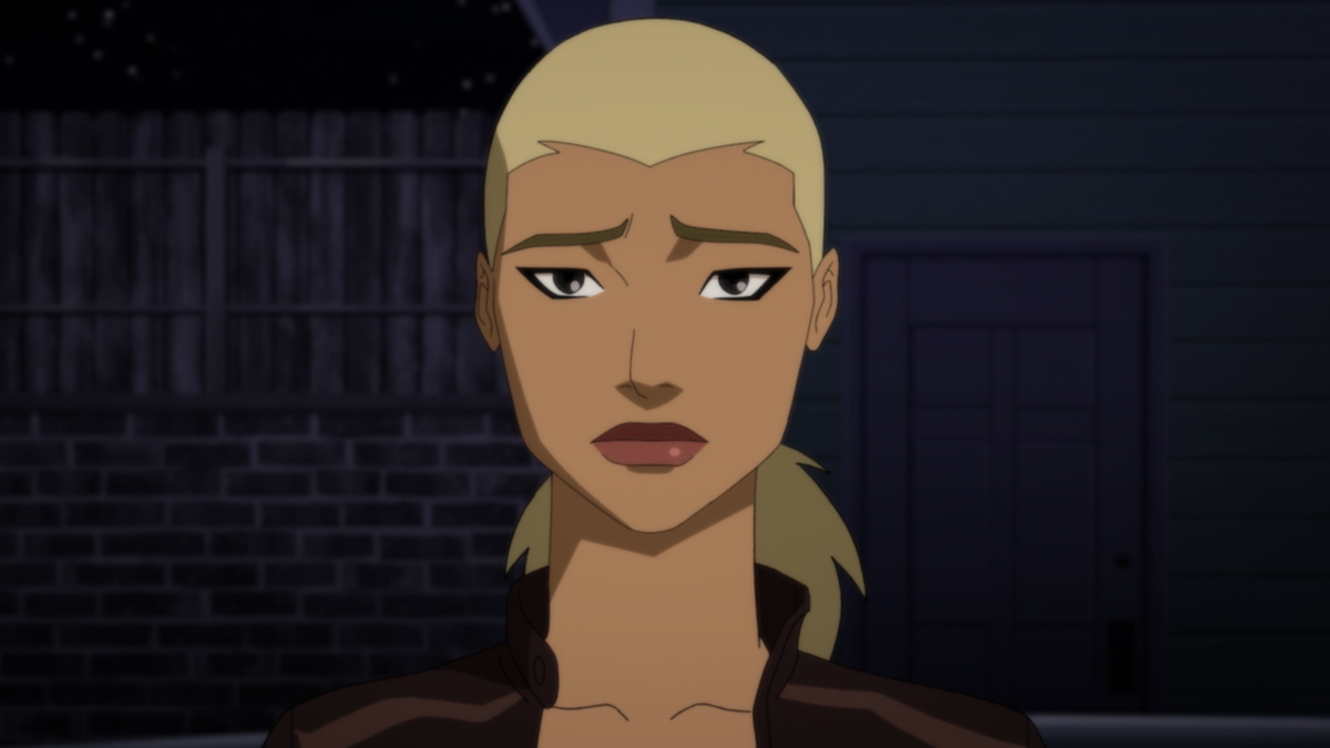 young justice phantoms artemis sad