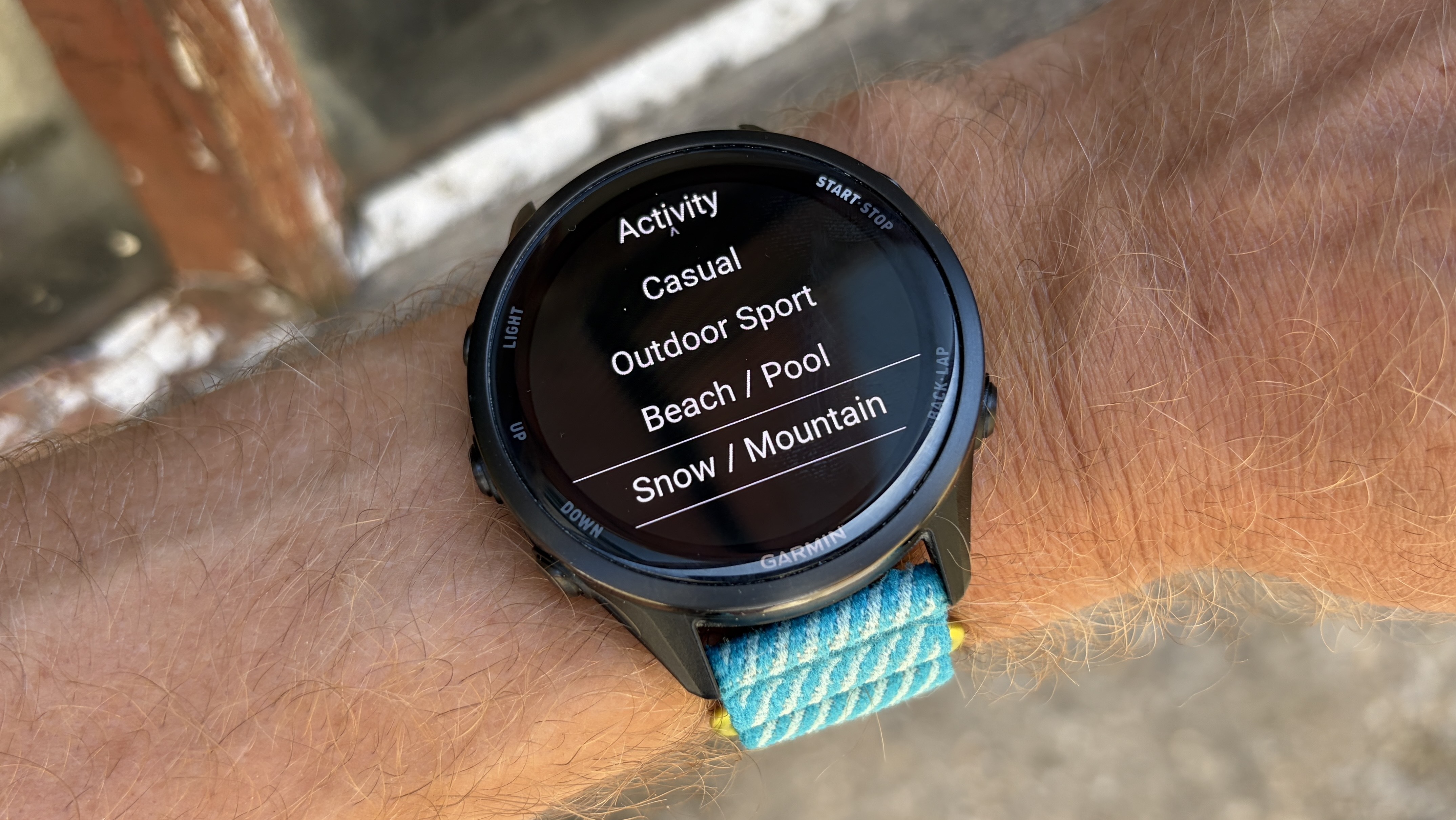 SunAlert app on Garmin Forerunner 970