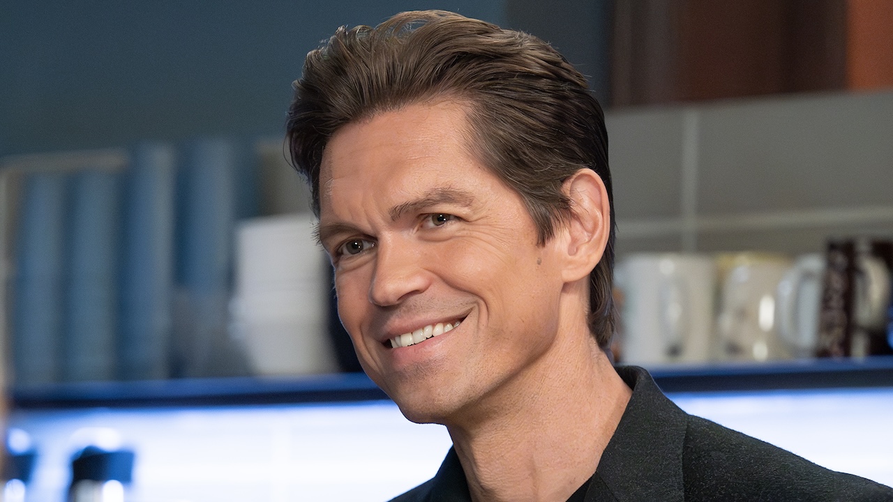 Nick Wagner smiling at Morgan with clean-shaven face in High Potential Season 2
