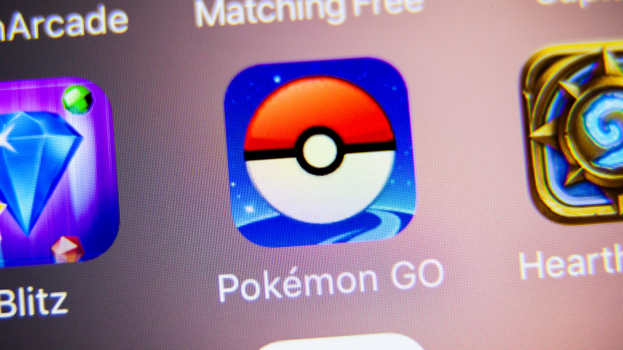 Pok&eacute;mon Go app icon on a phone or tablet homescreen