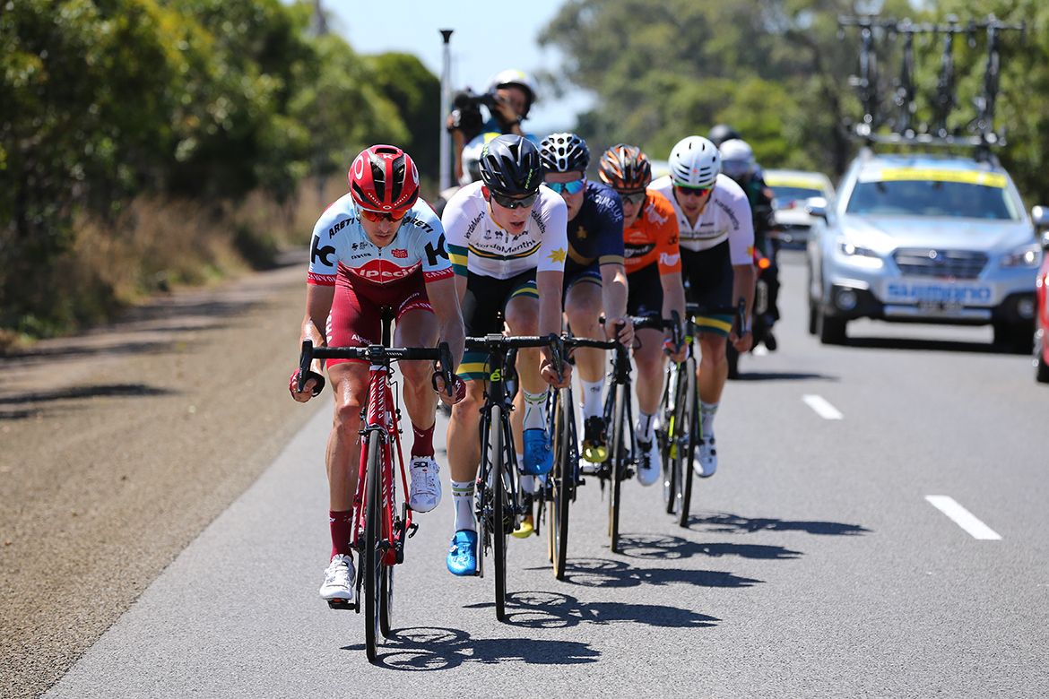 The breakaway in action
