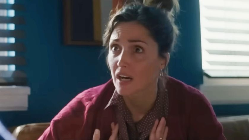 Rose Byrne looking distressed in If I Had Legs I'd Kick You.