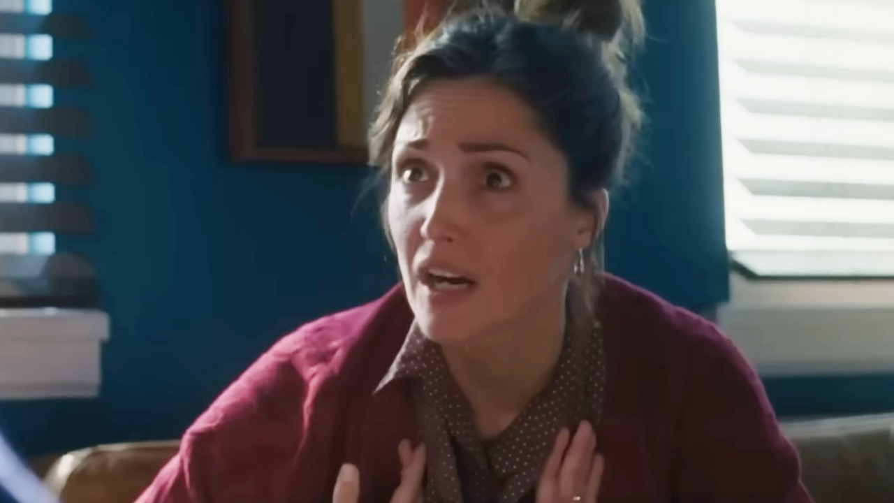 Rose Byrne looking distressed in If I Had Legs I'd Kick You.