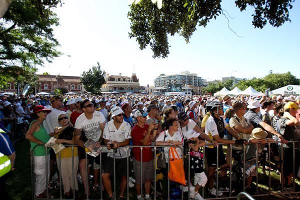 The Adelaide public came out in droves.
