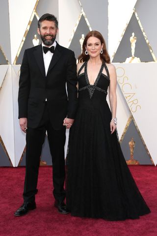 Julianne Moore & Bart Friedlunch At The Oscars 2016