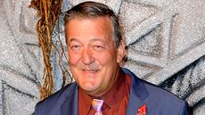 LONDON, ENGLAND - DECEMBER 01:(MANDATORY CREDIT PHOTO BY DAVE J. HOGAN GETTY IMAGES REQUIRED) Stephen Fry attends "The Hobbit: The Battle Of The Five Armies"World Premiere at Odeon Leicester 