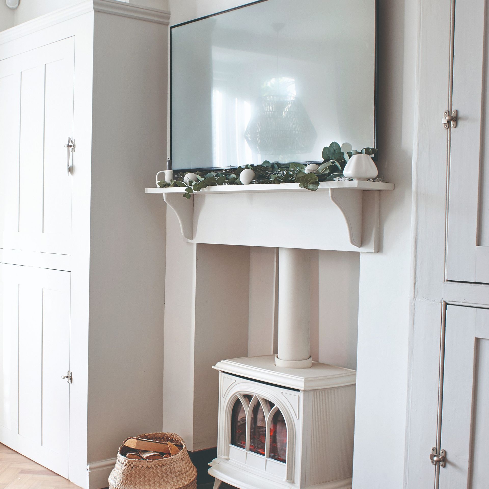 Can you put a TV above a working fireplace? | Ideal Home