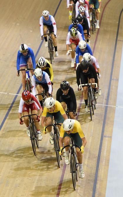 The women's points race
