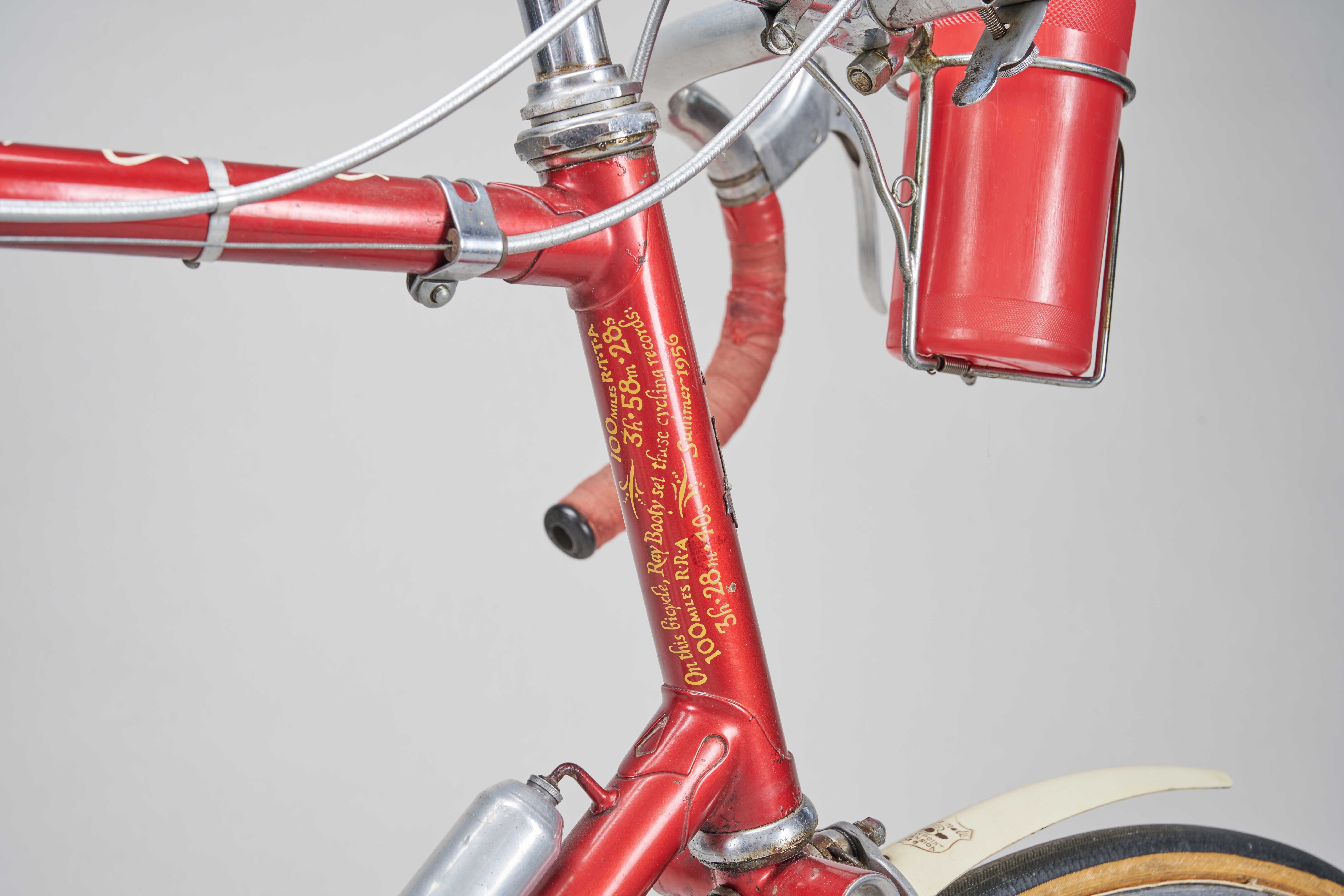 Ray Booty's 100m TT Raleigh bike