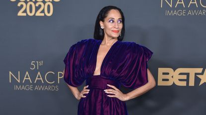 tracee ellis ross neon eye makeup instagram traceeellisross