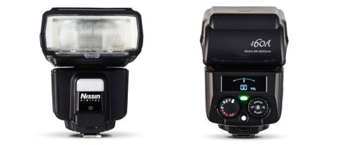 Nissin i60A flashgun - front and rear views