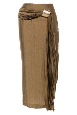 Caroline Draped-Detailed Skirt