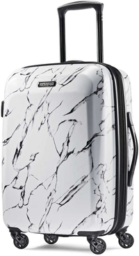 American Tourister Moonlight Hardside Expandable Luggage with Spinner Wheels, Marble |   Was $109.99, now $49.99