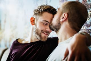Most common sex dreams: two men kissing