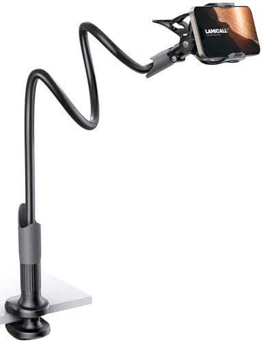 Gooseneck Phone Holder (Black)